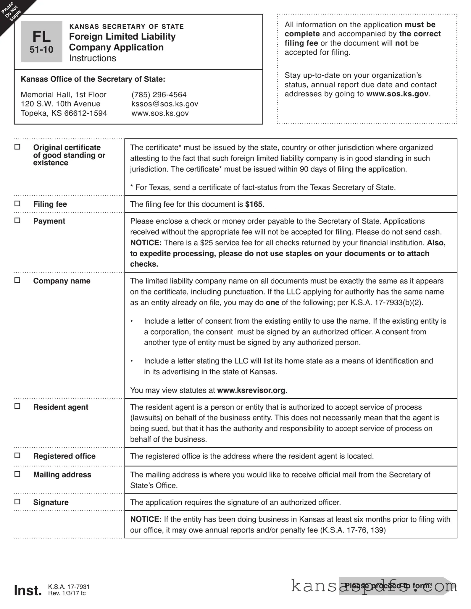 Kansas Fl 51 10 PDF Form