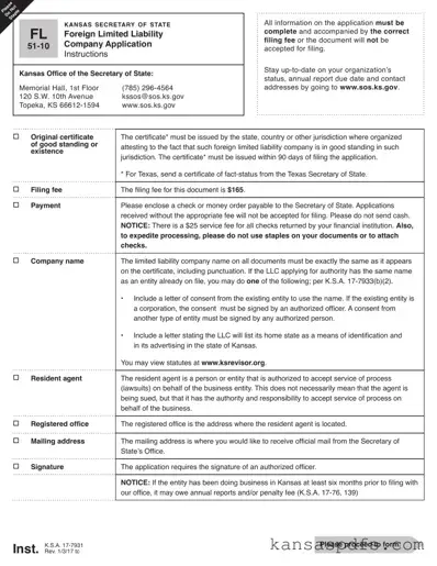 Kansas Fl 51 10 PDF Form